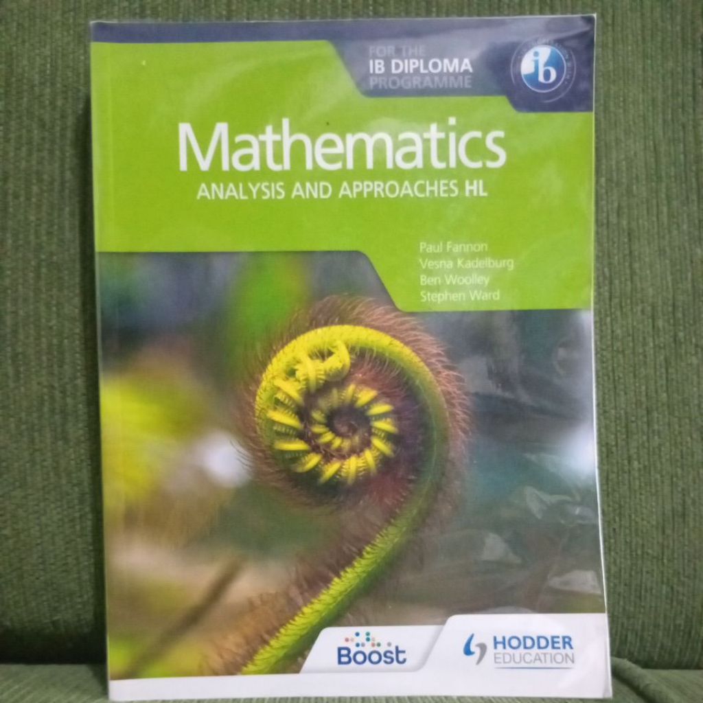 Ib Diploma Mathematics Analysis and approaches HL isbn:9781510462366