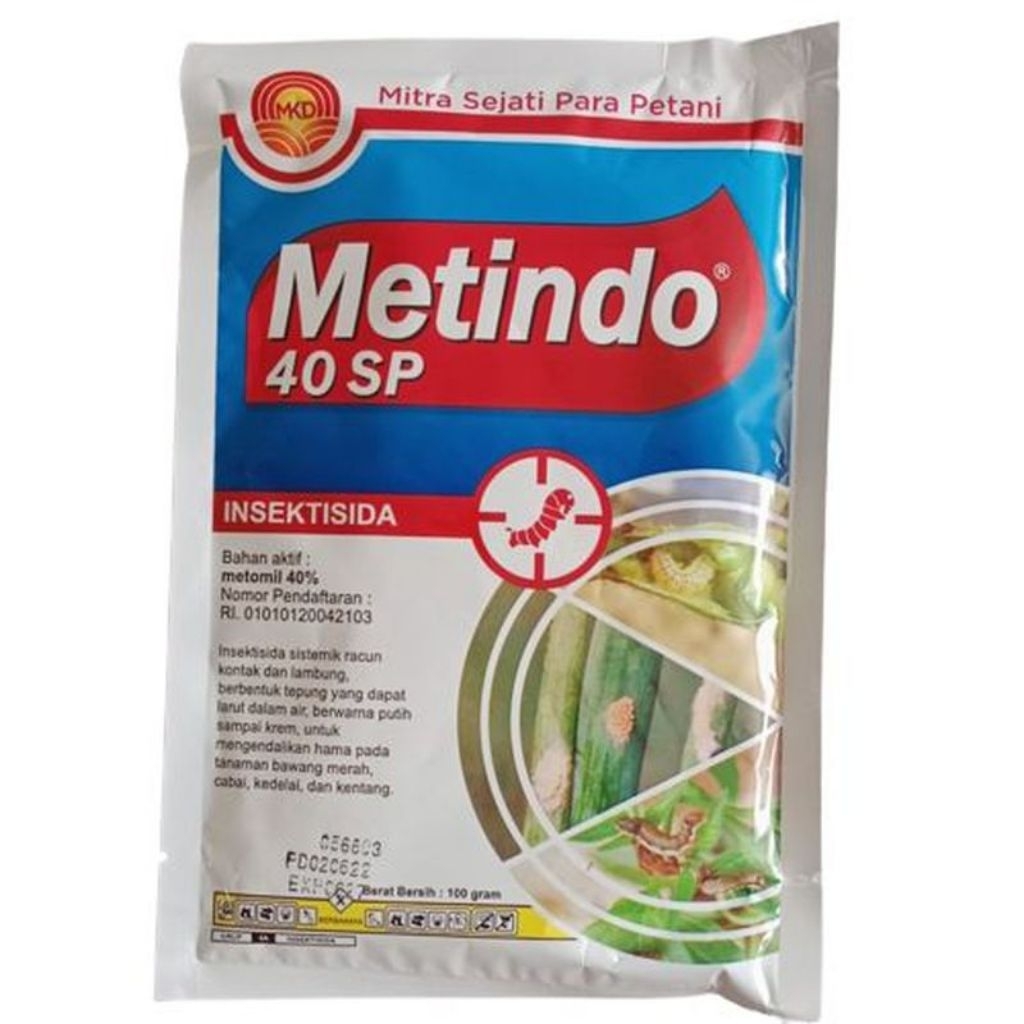 Metindo 40 SP 200 Gram - Insektisida Efektif untuk Mengendalikan Hama Tanaman - 100g, Metindo 40Sp