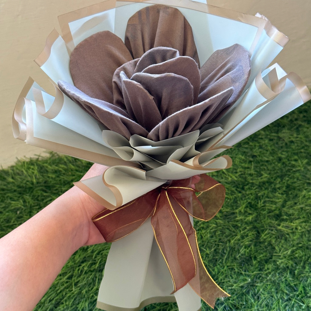 Buket Hijab Segiempat Paris Jadul / Buket Hijab Segiempat / Bukat Hijab Bunga / Buket Hijab Hadiah U