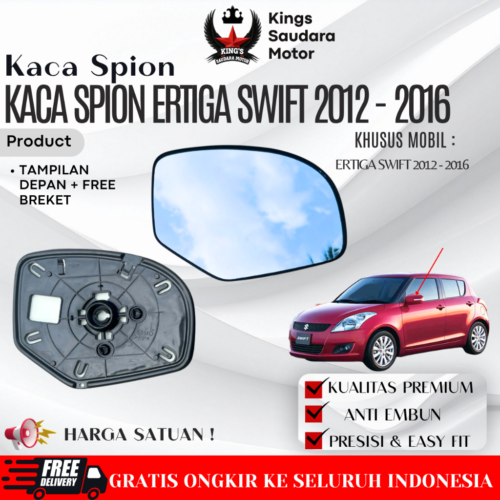 Kaca Spion Ertiga Swift 2012 - 2016