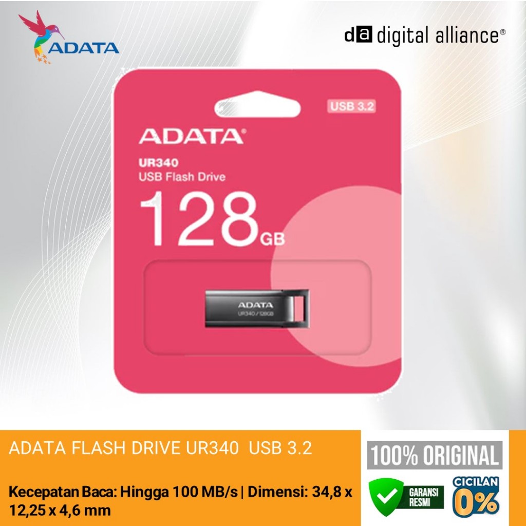 ADATA FLASH DRIVE UR340 128GB USB 3.2