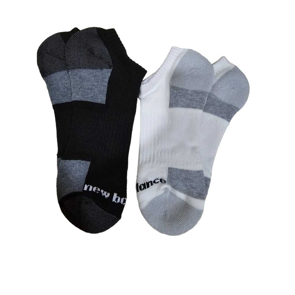Kaos Kaki NB New Bal*nce Kaos Kaki Cowok Cewek Sport Socks Tebal Quarter Cutting Mata Kaki Unisex Pr