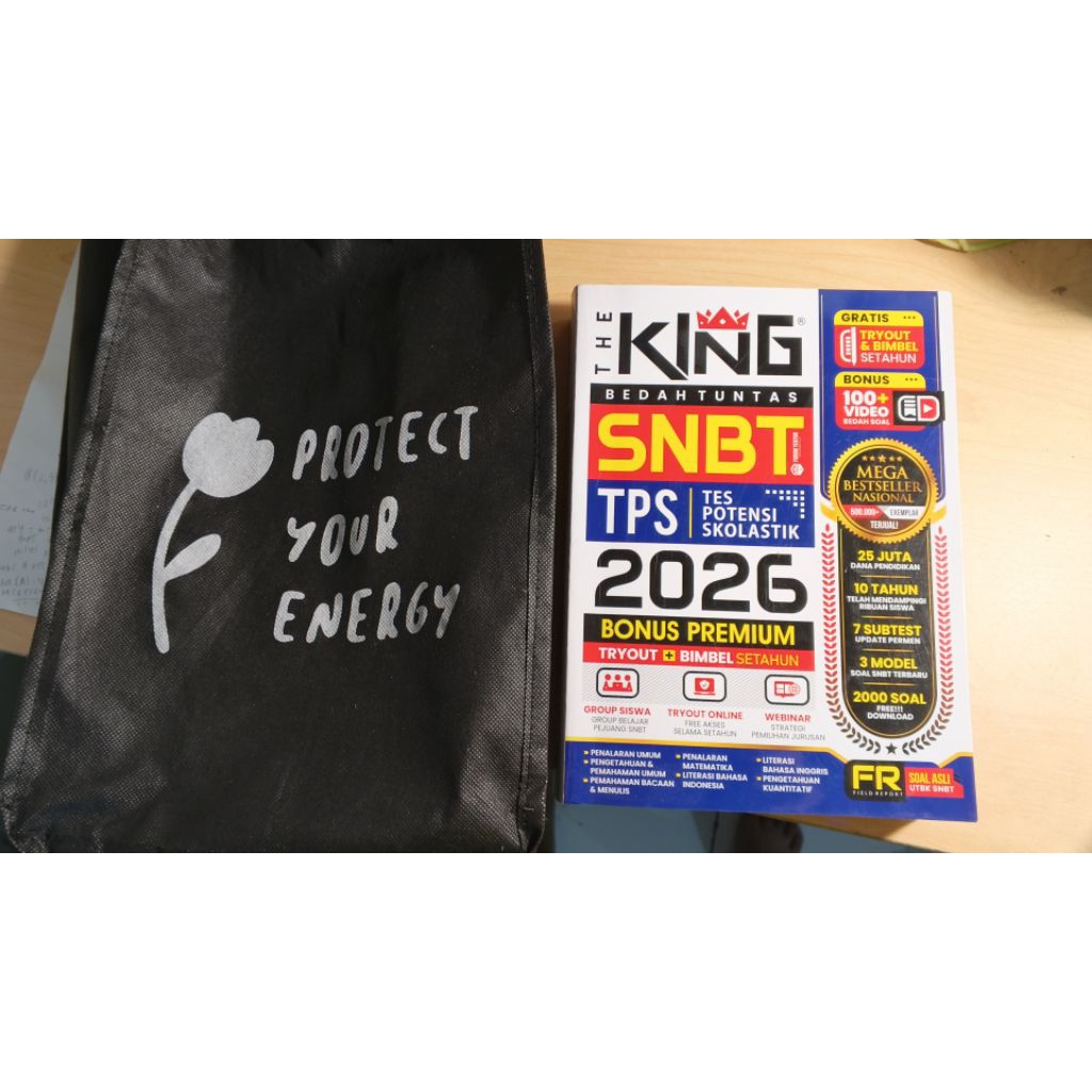 The King SNBT 2026 + Totebag