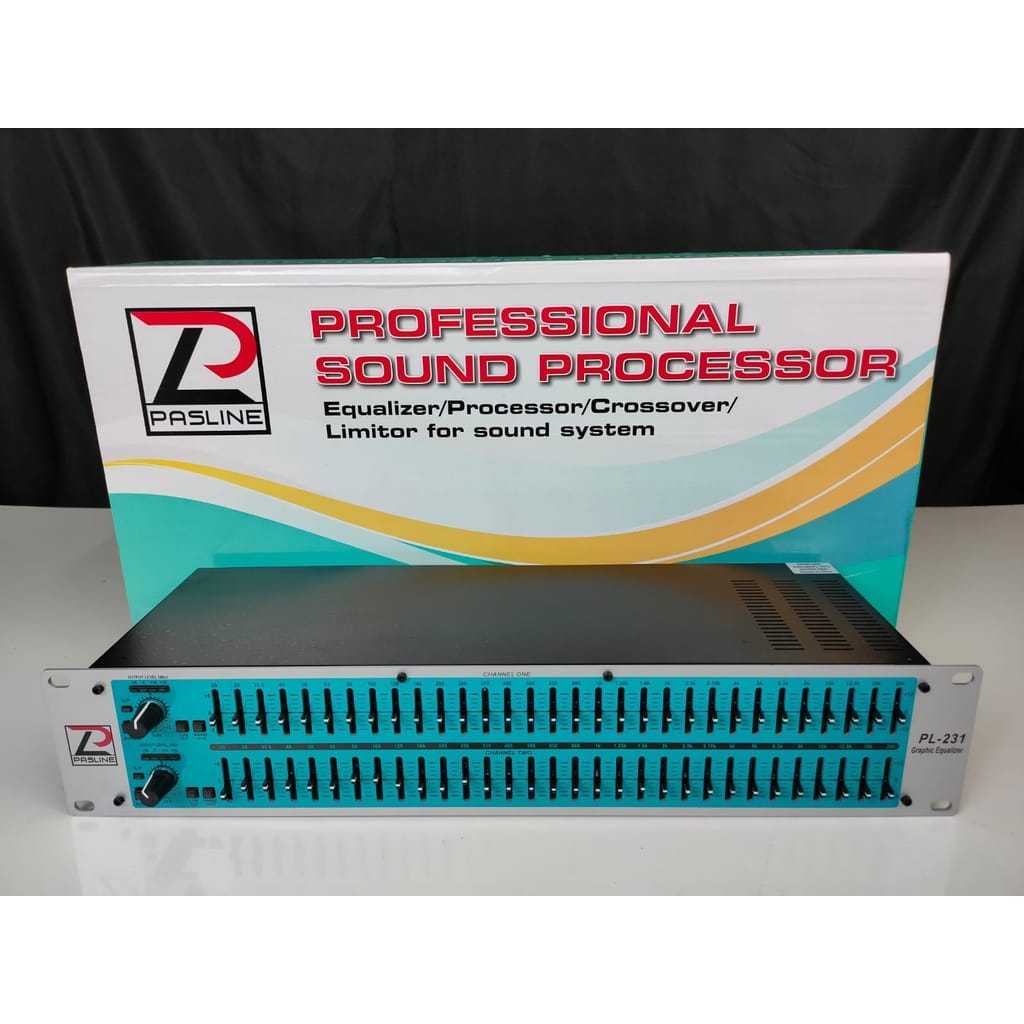 EQUALIZER PASLINE PL 231 / PL-231 / PL231+SUBWOOFER ORIGINAL