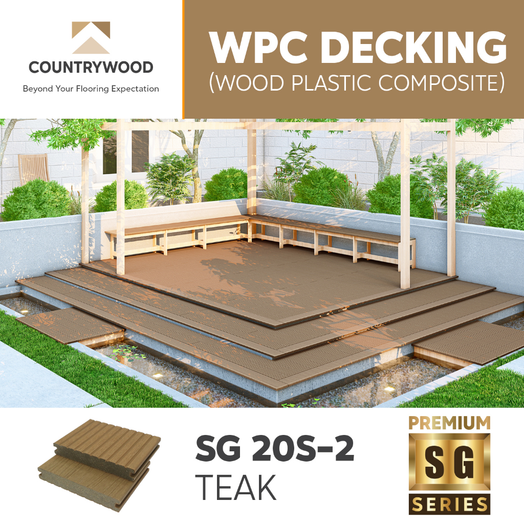 (Wood Plastick Composite) WPC DECKING SG SERIES 20S - 2