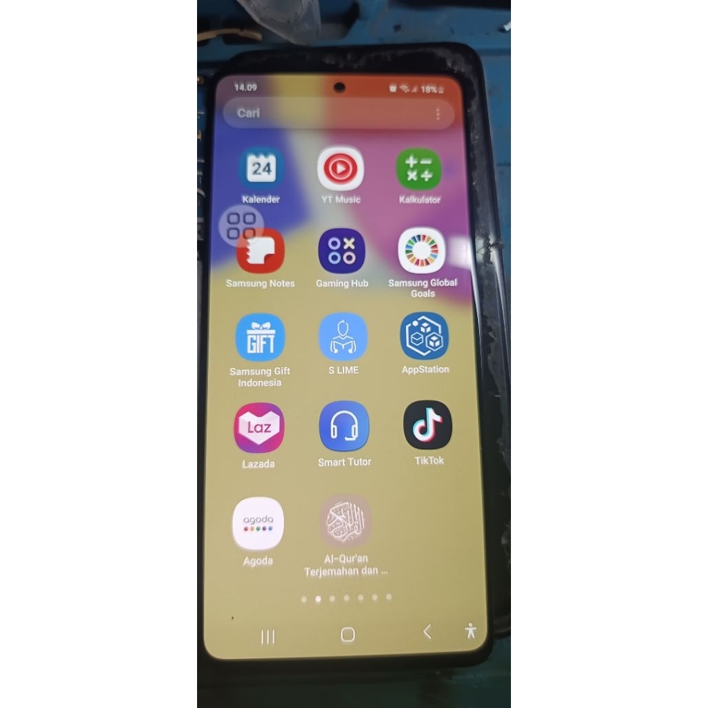 lcd Samsung a51 copotan