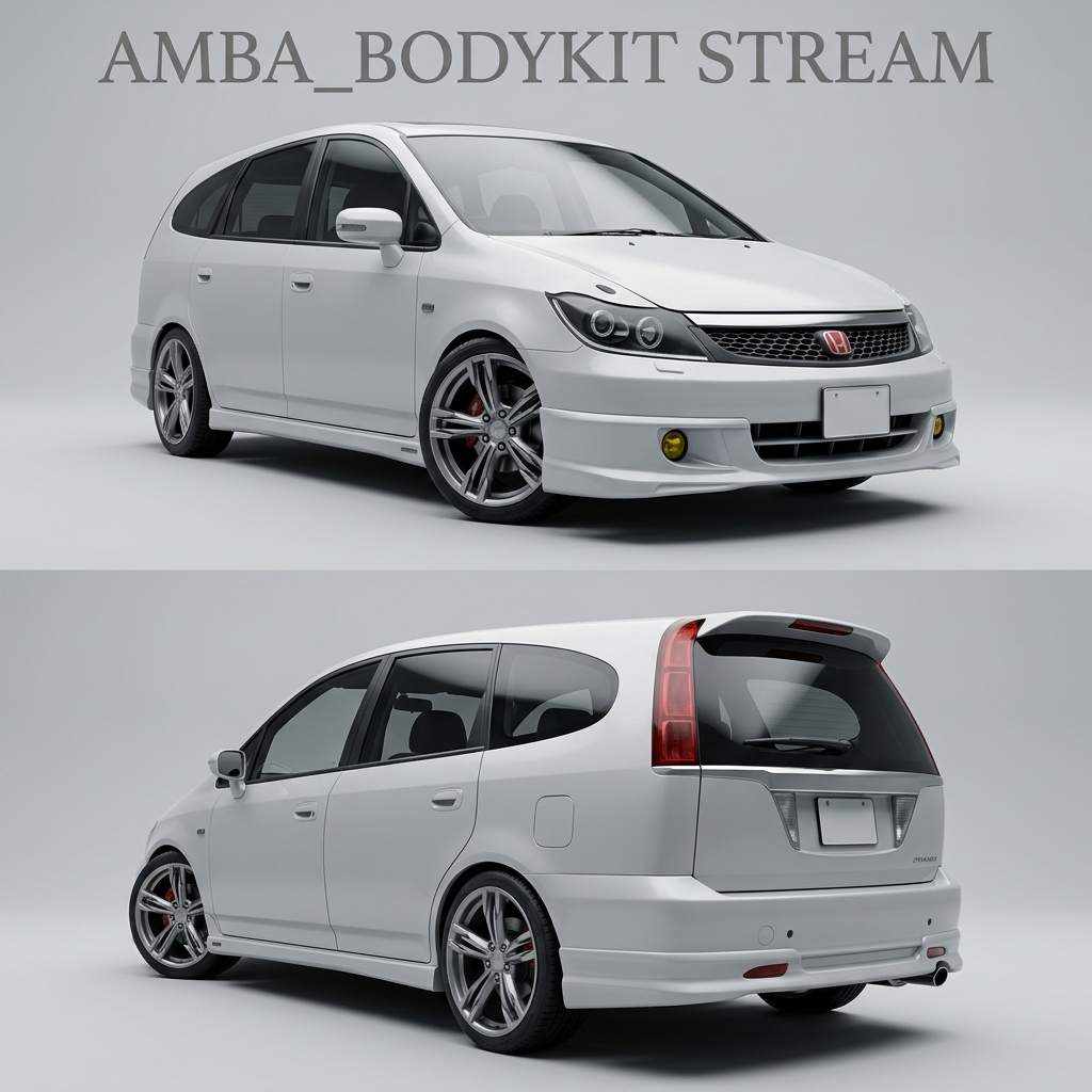 bodykit honda stream 2004 honda stream bodikit (Garansi RAPI)