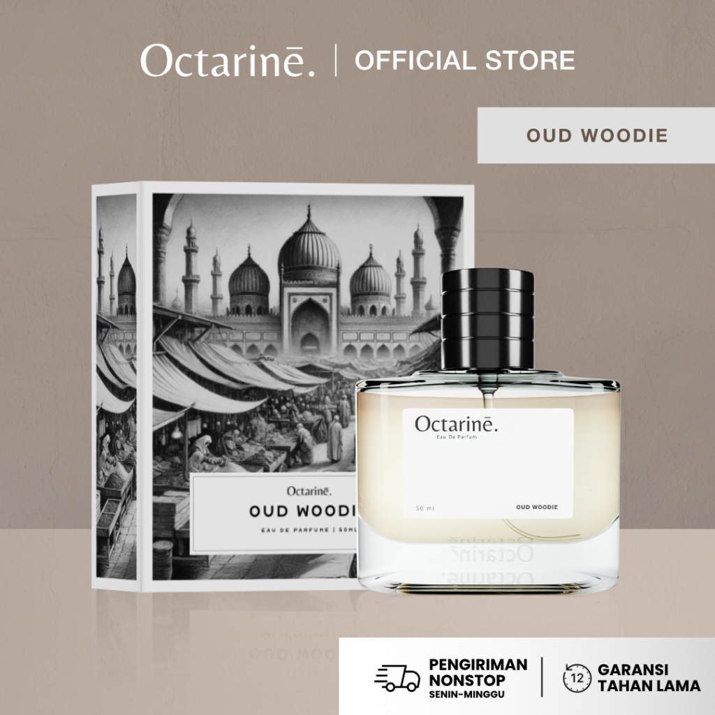 Octarine - Oud Woodie Parfum Pria Aroma Warm Spicy Woody