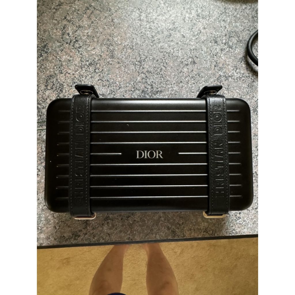 Tas koper mini Cristian Dior x Rimowa