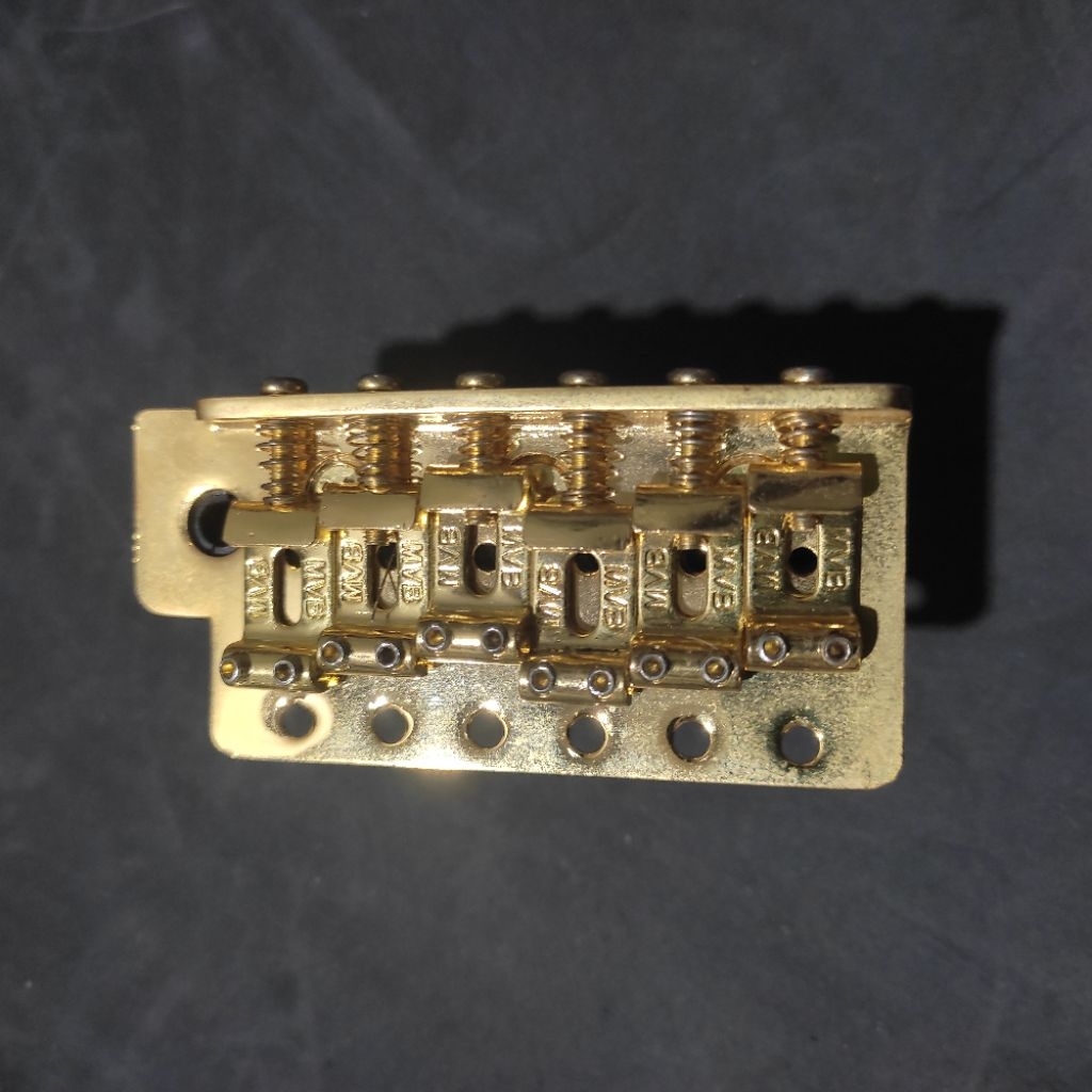 Bridge tremolo stratocaster wilkinson mvb vintage 6 baut gold set