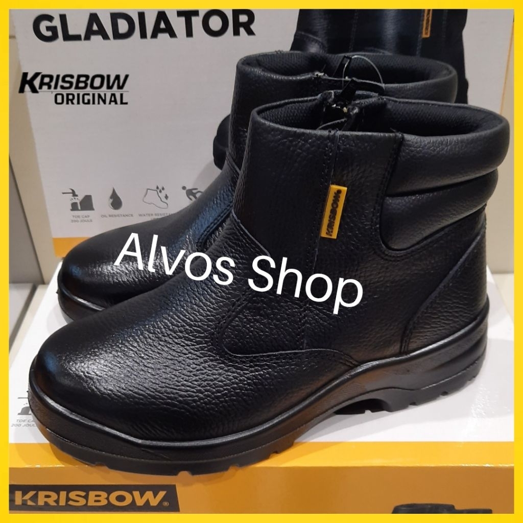 Krisbow Sepatu Safety GLADIATOR 6 Inci / Safety Shoes Krisbow GLADIATOR 6 Inch