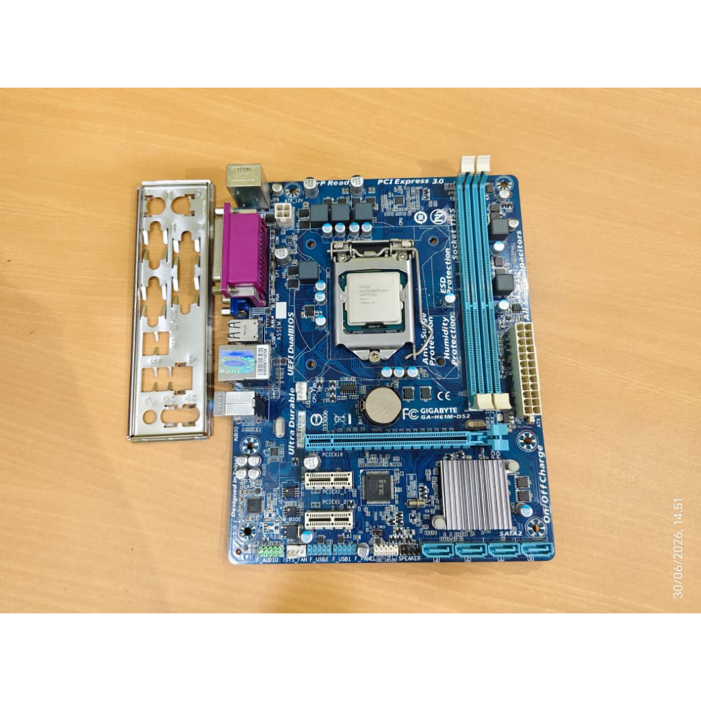 Paket Motherboard H61 Procesor core i5 3470