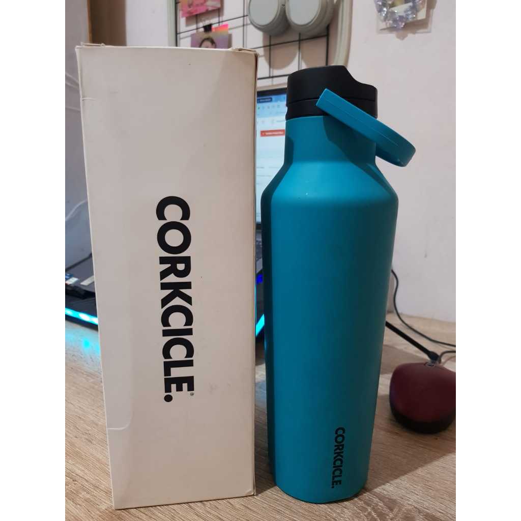 Preloved Corkcicle 20 Oz Capri Blue