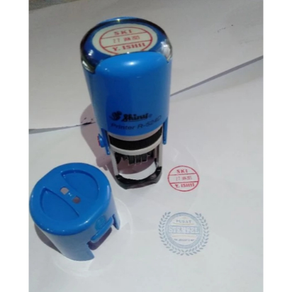 Stempel trodat shiny tanggal custom