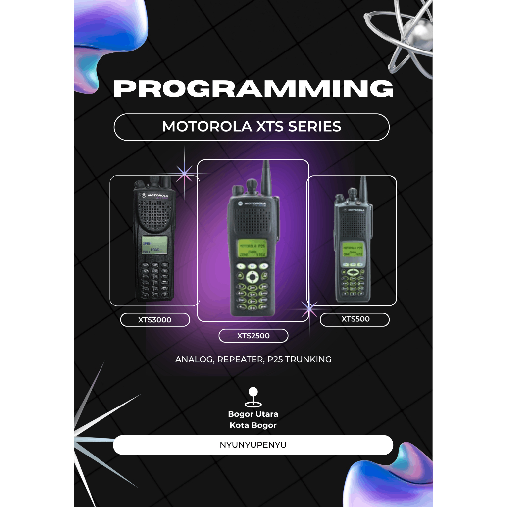 JASA PROGRAM SETTING HT MOTOROLA XTS2500 XTS5000 XTS3000 TRUNKING P25