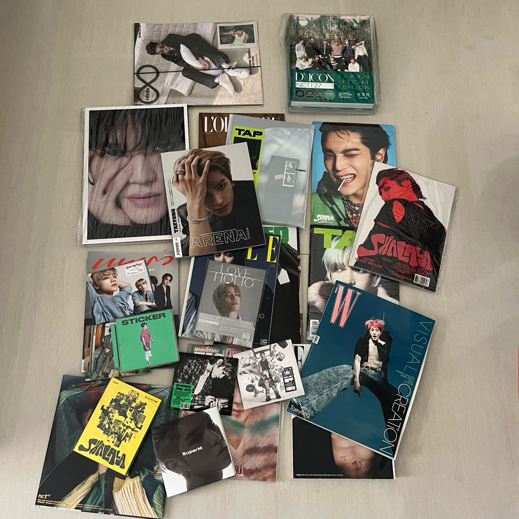 WayV Album photobook Praew | L’Officiel Magz | NCT127 Taeyong DICON Japan | Dicon Taeyong Lenticular