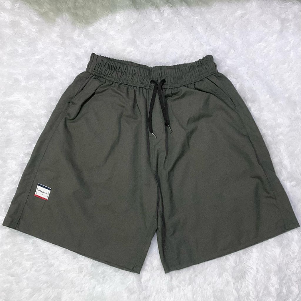 Celana Boardshort Pria POLHAM Original Size L Coklat Khaki Pendek Casual Pants