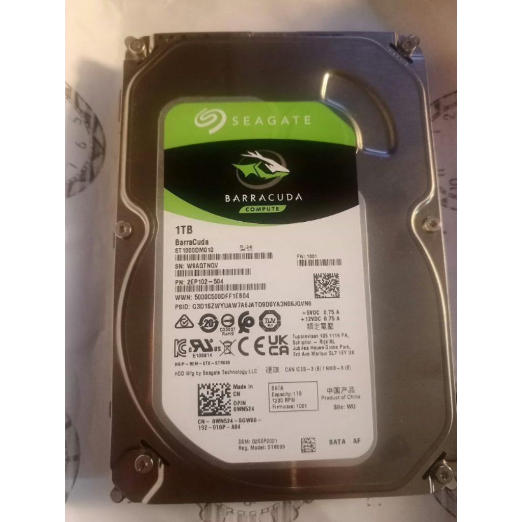 HDD Seagate Barracuda 1Tb