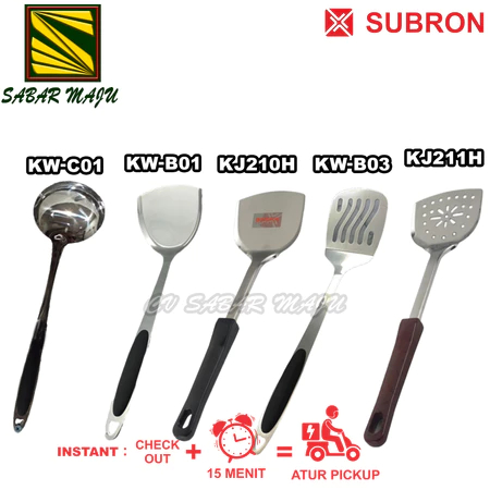 SUBRON Sodet Kipas / Spatula Kipas / Irus Stainless Tebal