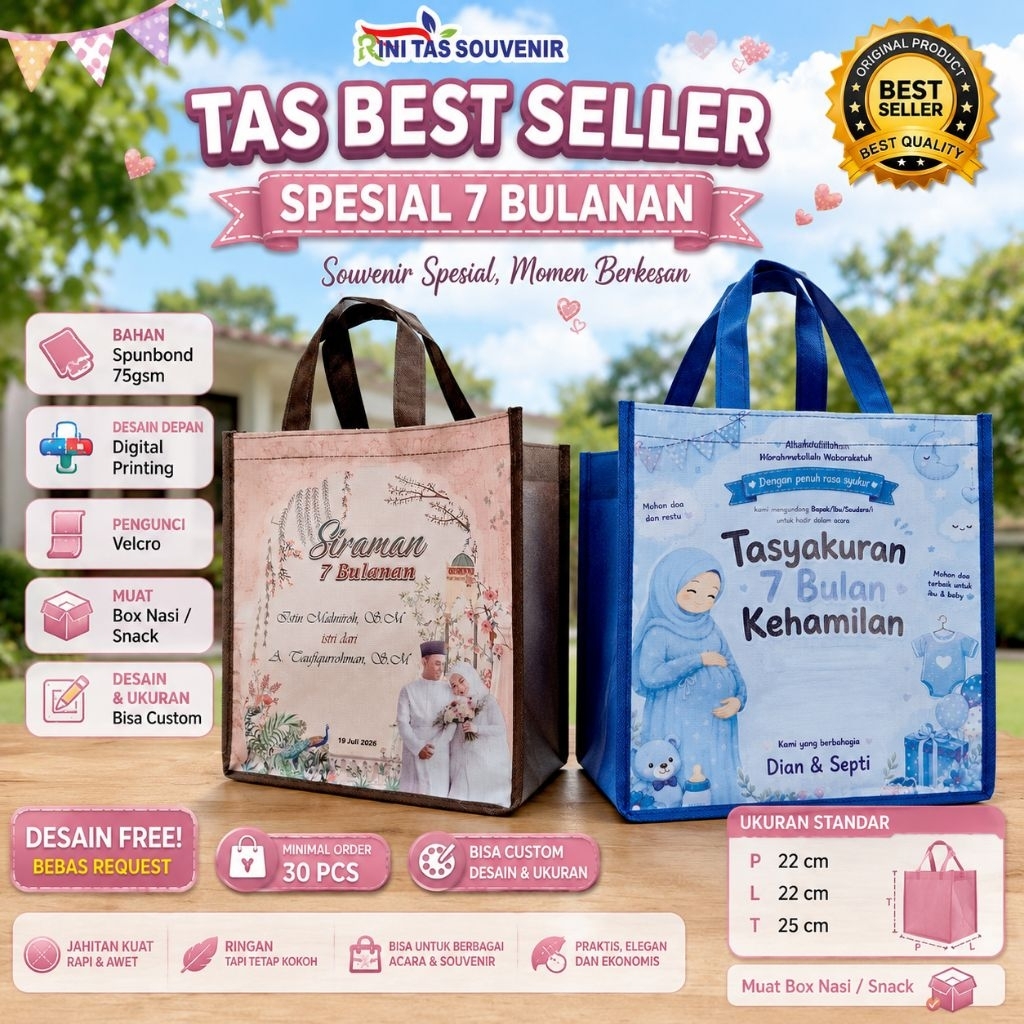 Tas Hajatan Tas Tasyakuran Tas Hajatan Full Kain Tas Tedak Siten Tas Wafat Tas 7 Bulanan Tas 4 Bulan