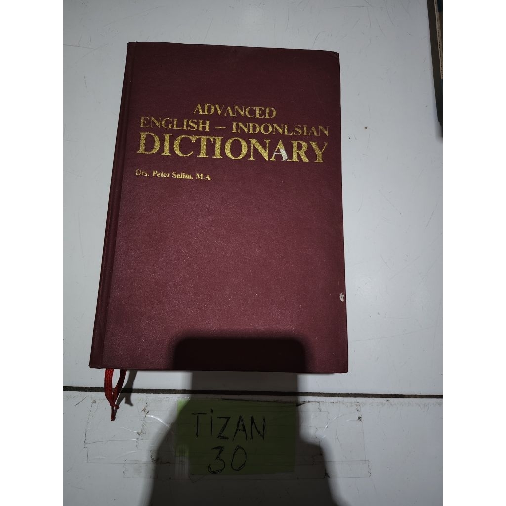 buku advanced english-indonesian dictionary by PETER SALIM M. A