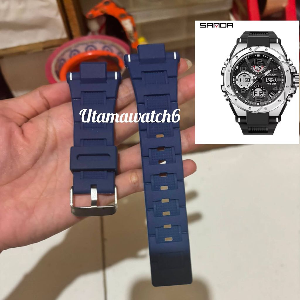 tali jam tangan tali jam sanda 6008 strap jam SANDA 6008