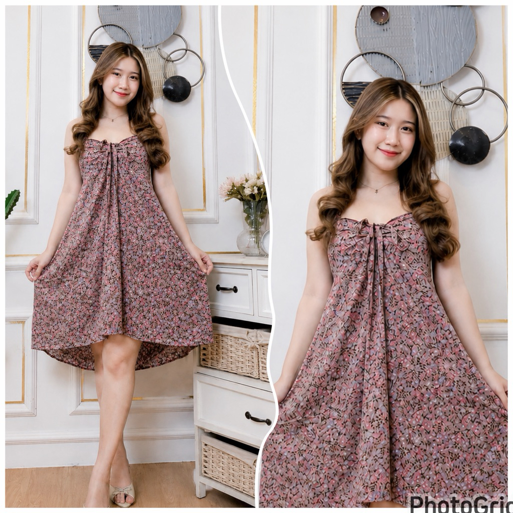 Daster jessica/dress jessica/tali leher/bumil busui/daster sexy/daster anti pelakor/pendek/katun ray
