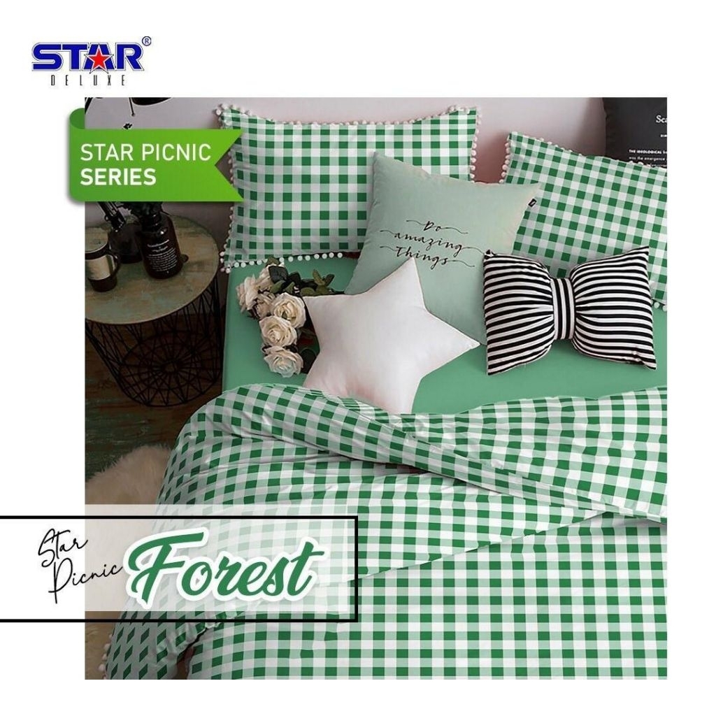 kain sprei kiloan  katun cvc star