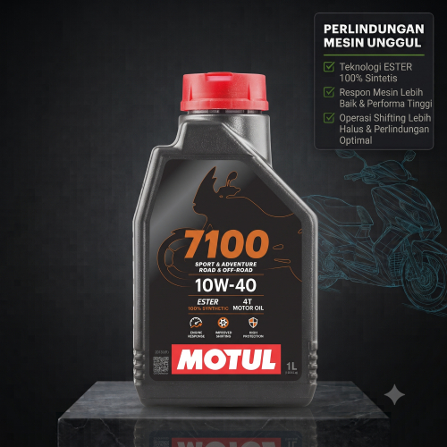 MOTUL 7100 FUL SYNTHETIC ESTER 4T ORIGINAL