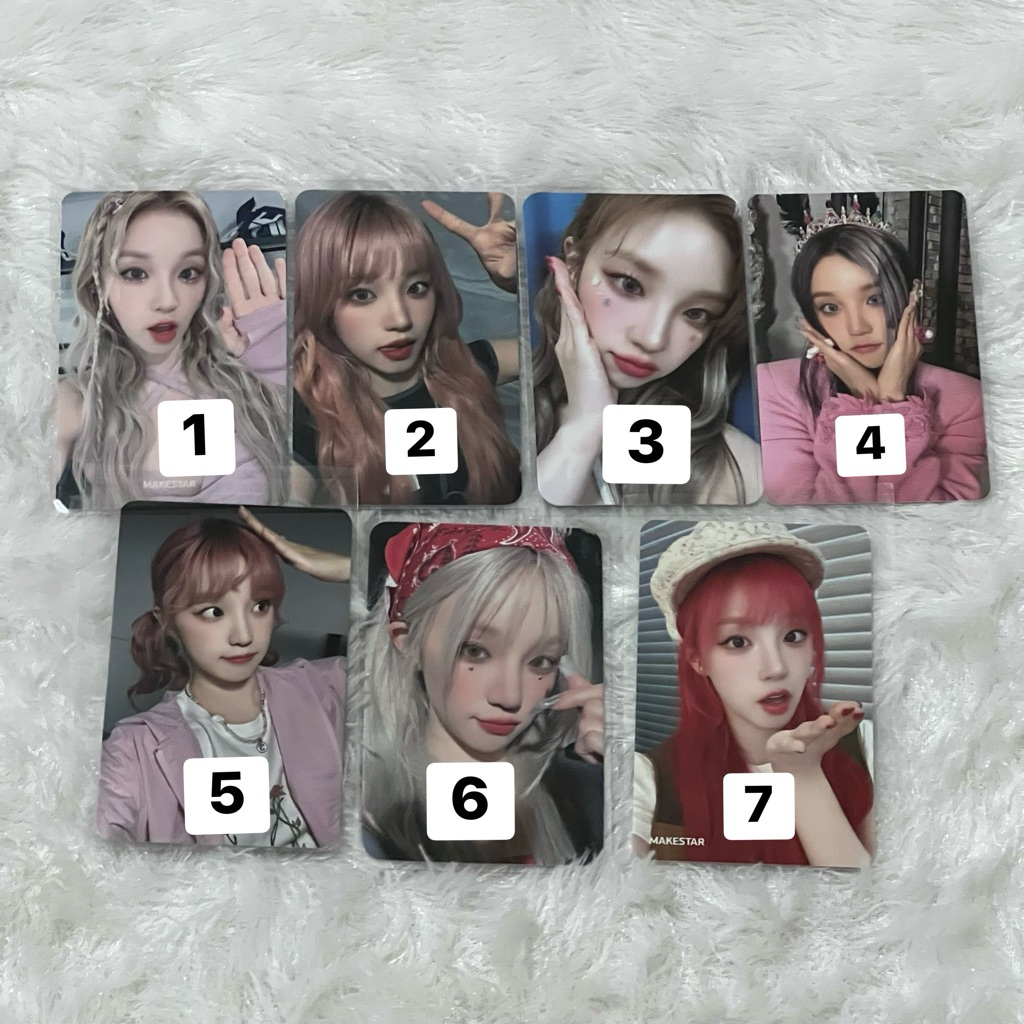 Photocard (PC) Official I-DLE SONG YUQI (G)I-DLE GIDLE IDLE POCA Part 6