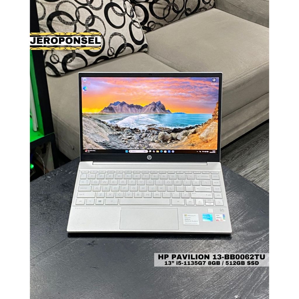 HP PAVILION 13-BB0062TU i5 8/512GB SSD Intel Iris Xe , GARANSI ORIGINAL