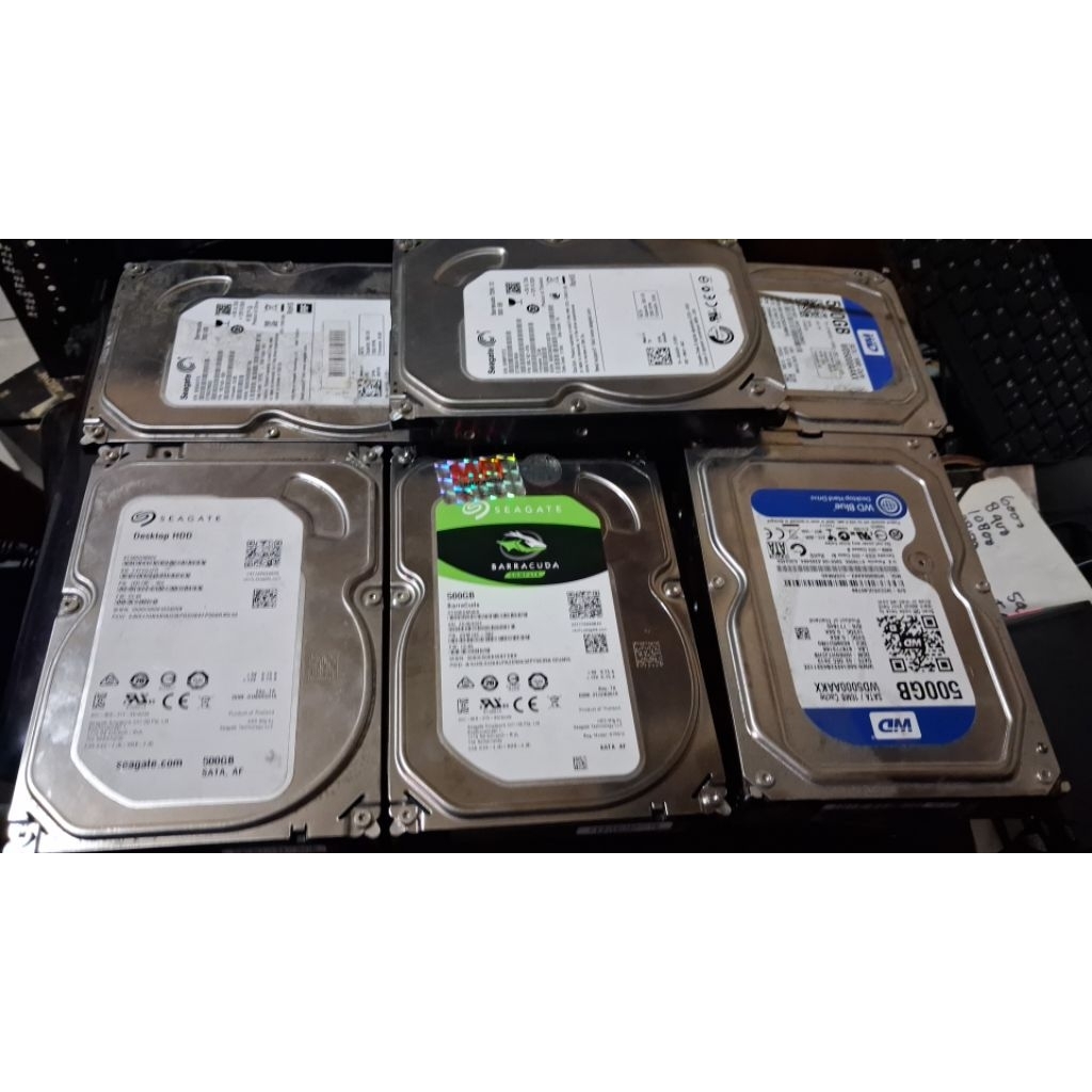 hardisk pc 500gb sata second