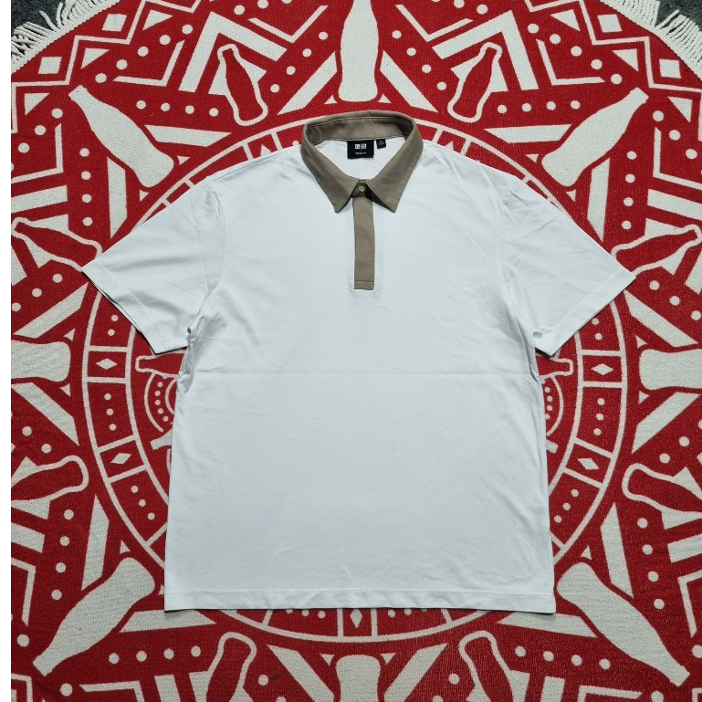 Uniqlo Theory Airism polo shirt lengan pendek