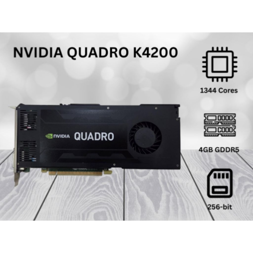 VGA INVIDIA QUADRO K4200 4GB GDDR5 256BIT