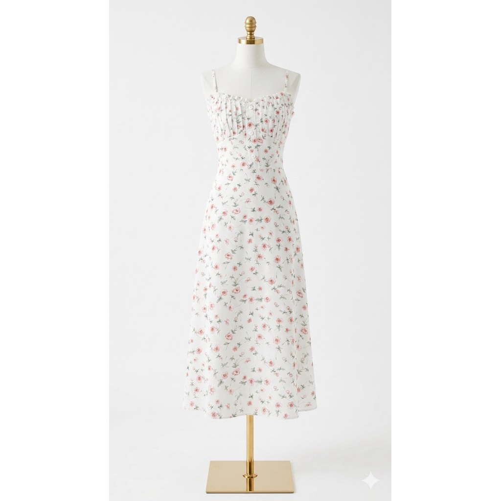 dress tali satu bunga