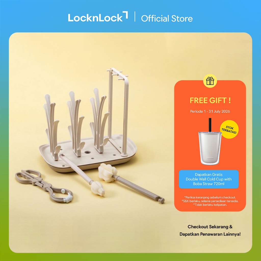 LocknLock LittleLuv Breastfeeding Preparation Set LBB761S4