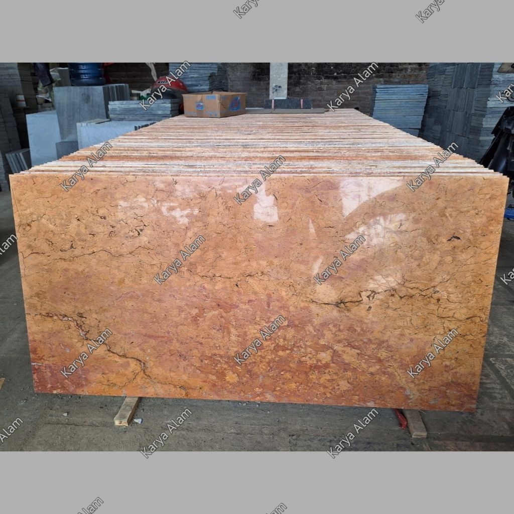 Lantai Marmer Merah 60x120cm | Lantai Batu Marmer Merah | Marmer Tulungagung