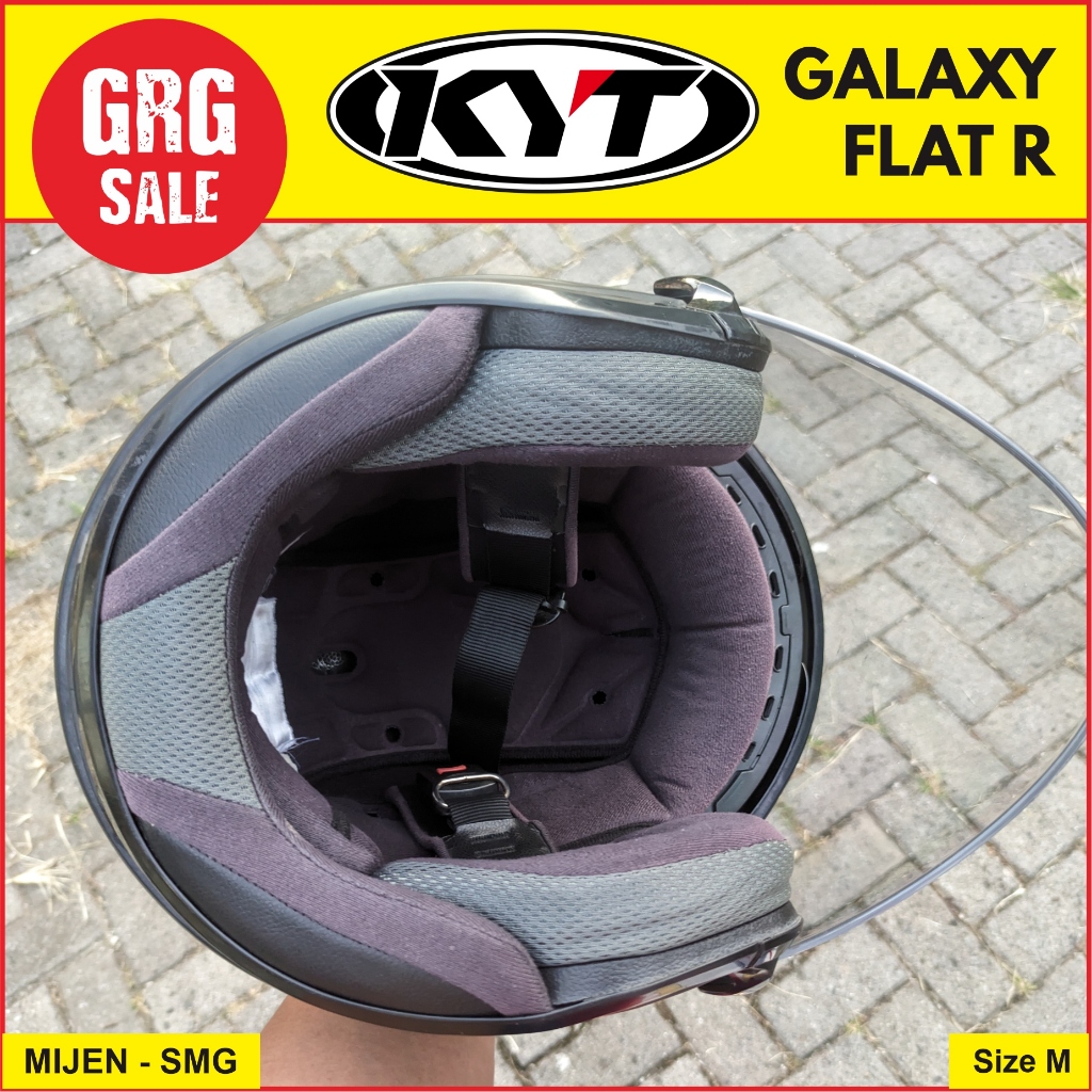 Helm Double Visor KYT Galaxy Flat R Second