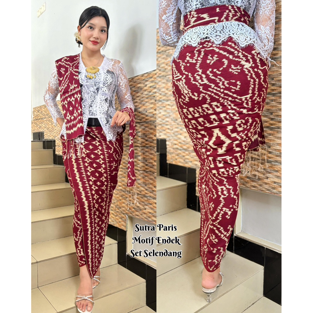 Kamen Sutra Paris Songket Sutra Paris Plus Selendang