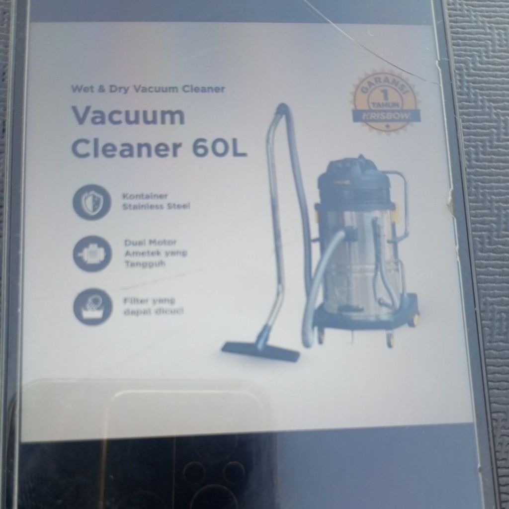 vacum Cleaner krisbow 60liter