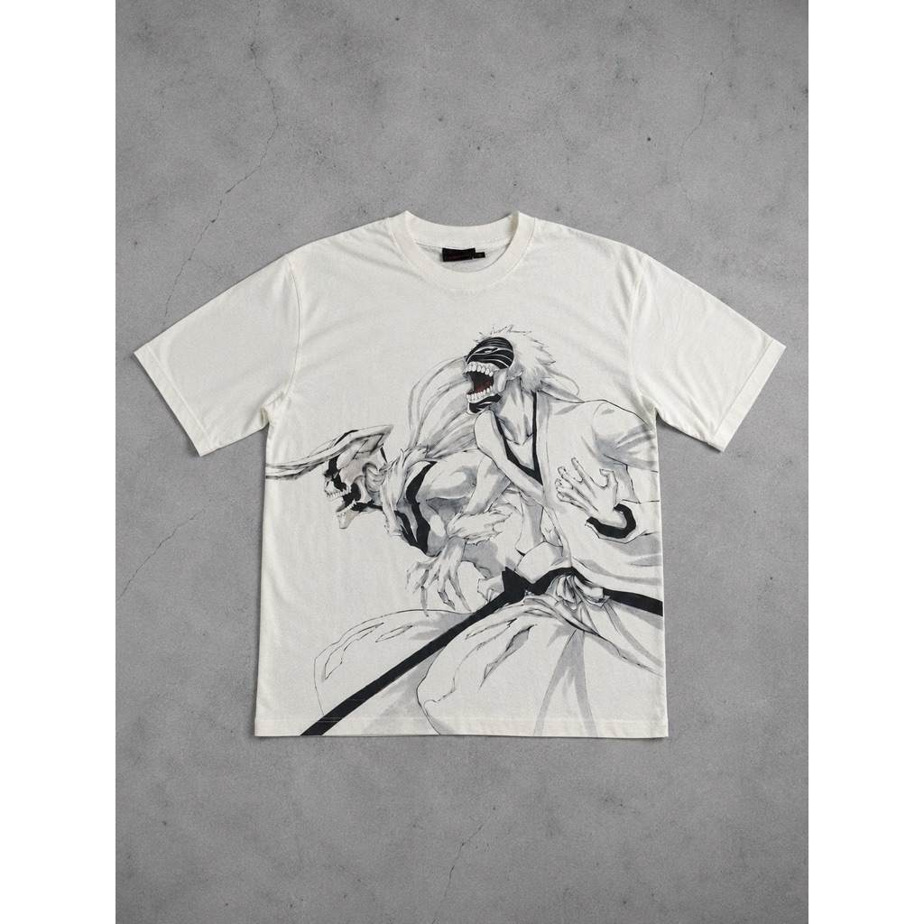 T-Shirt / Tees Bootleg RYACTOR Zangetsu Zanpakuto Anime Bleach White Colour (NEW)