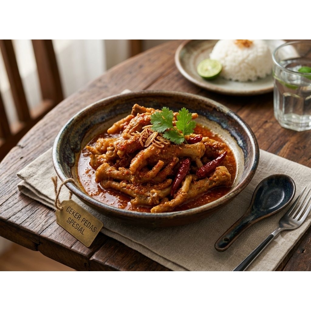 ceker setan bumbu pedas