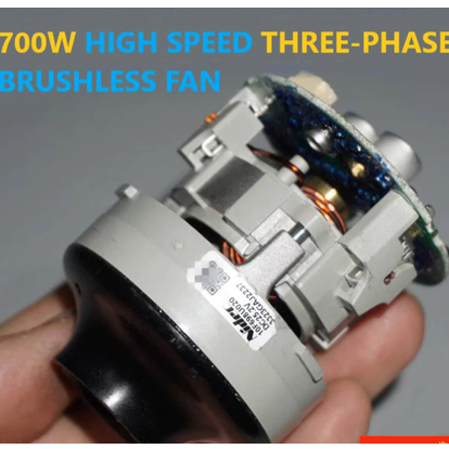 Dinamo Motor Brushless 3 Phase 700W Ultra High Speed Nidec Vacuum 25.2V 160000RPM