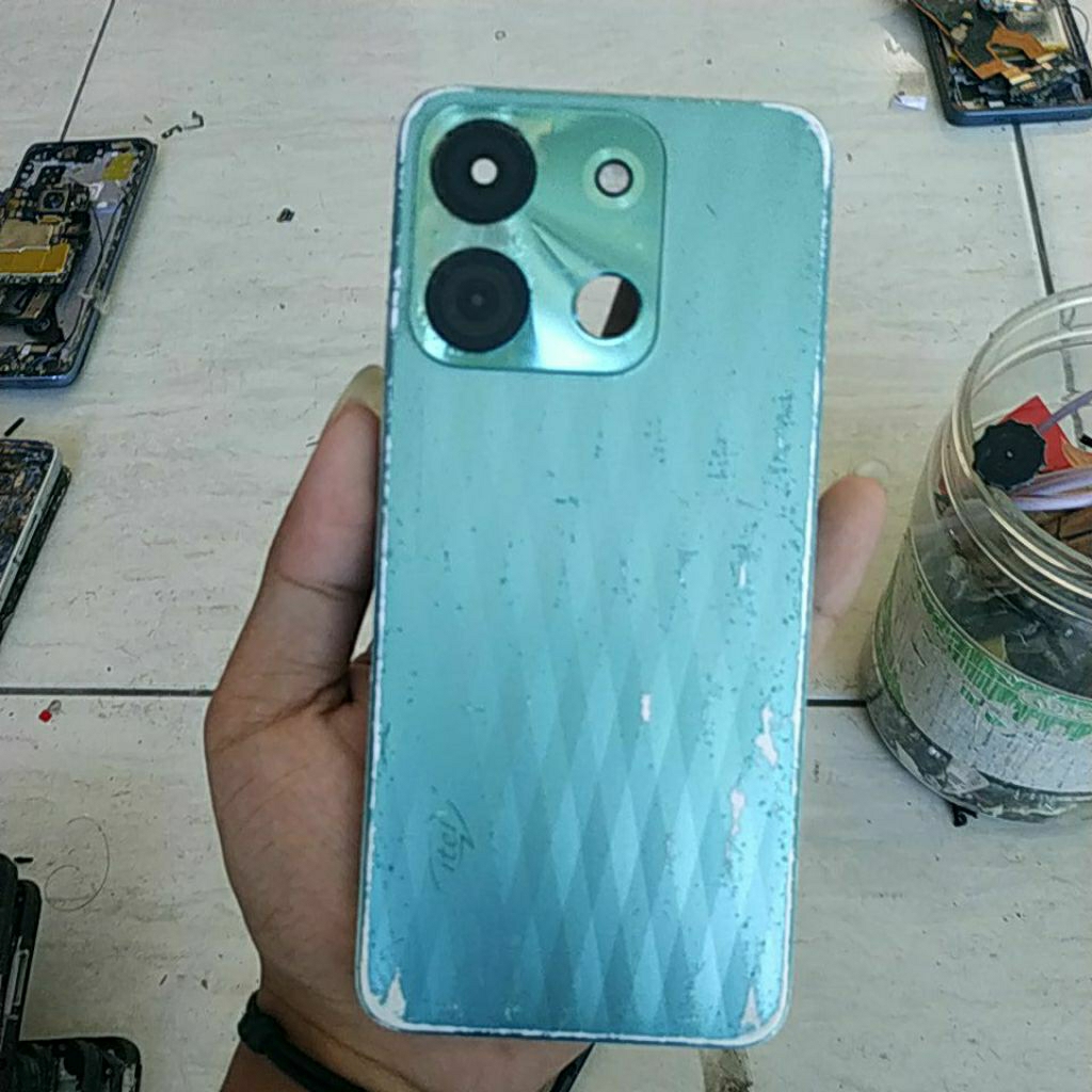 backdoor bekas itel a60s,tombol lengkap fisik sesuai gambar