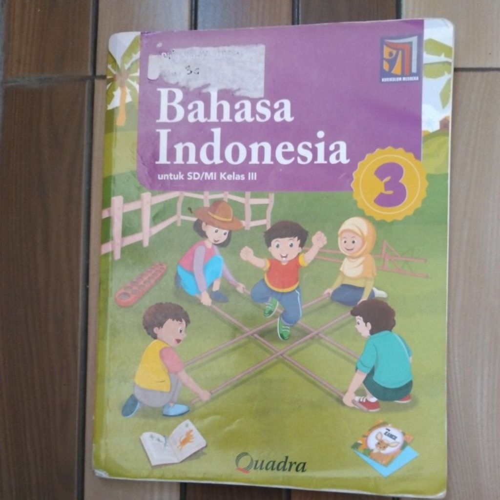 Buku bahasa indonesia kelas 3 Quadra