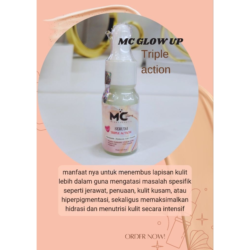 MC GLOW UP TRIPLE ACTION SERUM