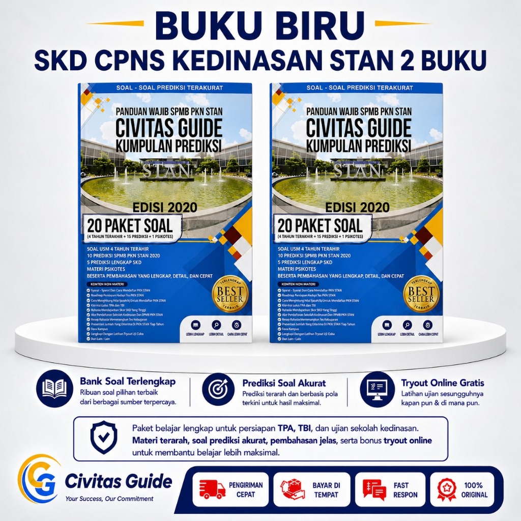 BUKU BIRU SKD CPNS KEDINASAN TPA TBI STAN