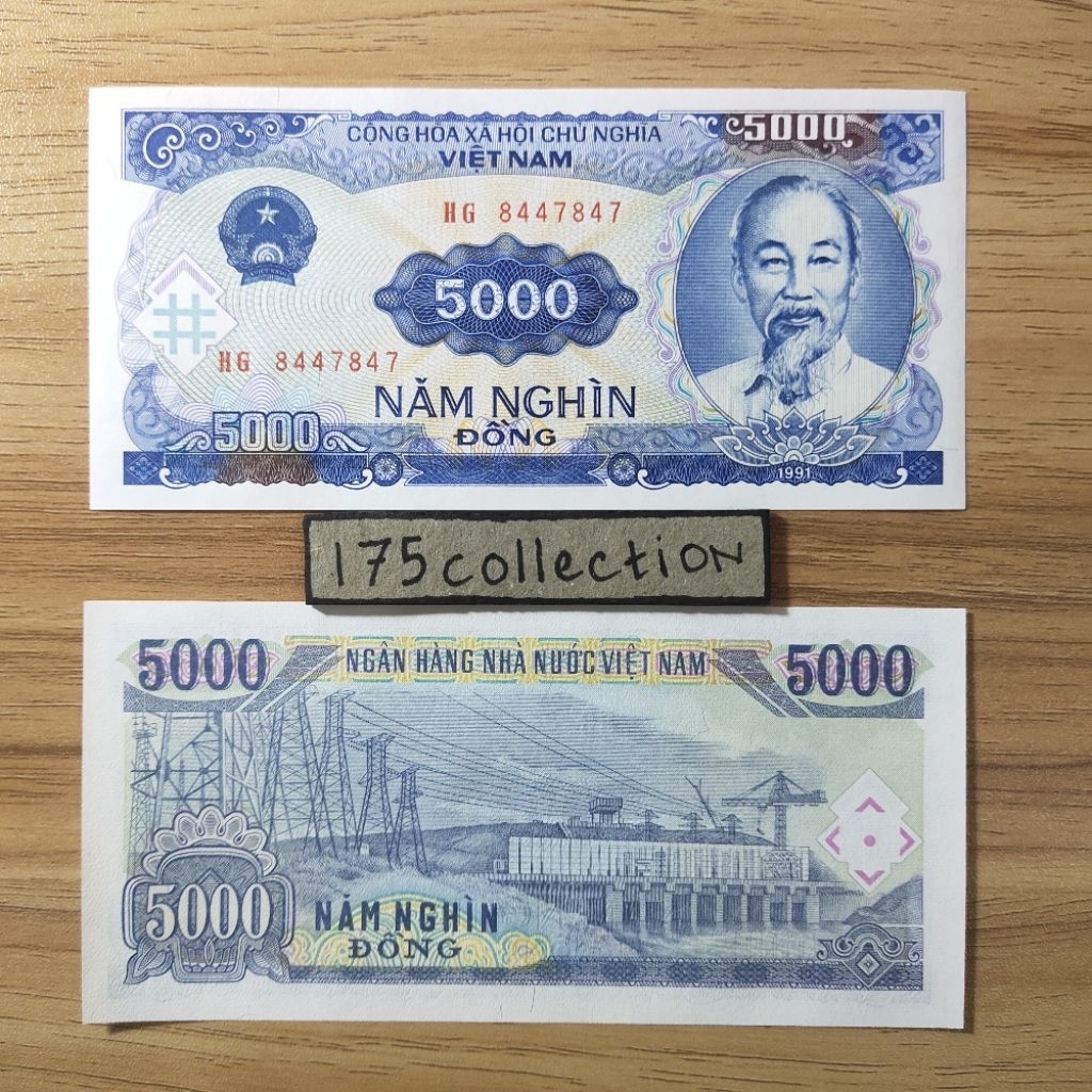 Uang Asing Vietnam 5000 Dong UNC