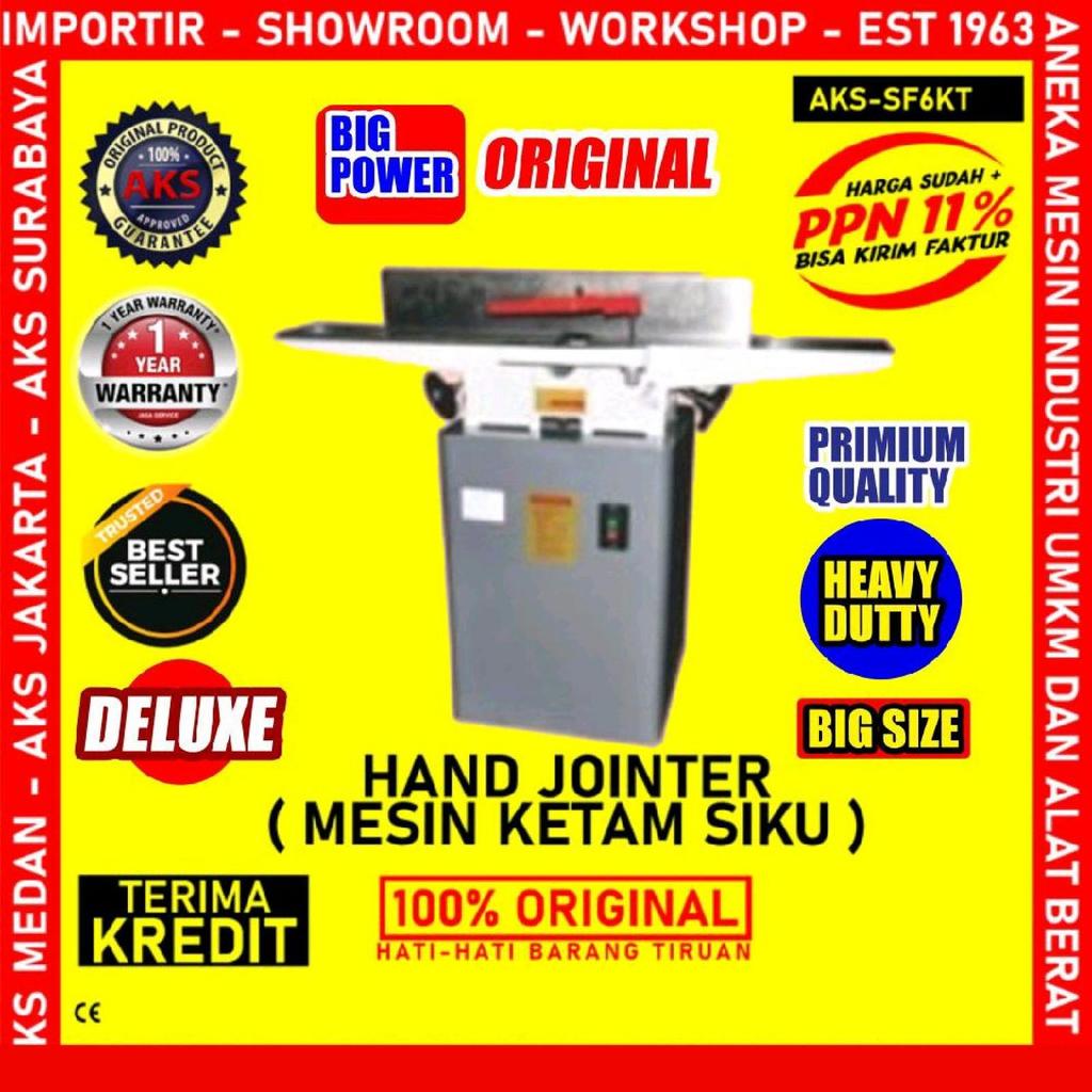 mesin hand jointer planner ketam penyiku siku kayu 6 Inch dan 8 inch woodworking machine AKS-SF6KT |
