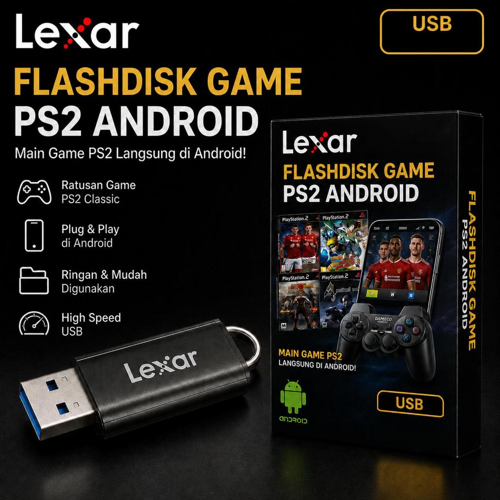 Flashdisk isi Game PS2 Untuk Android GAME FULL OFFLINE